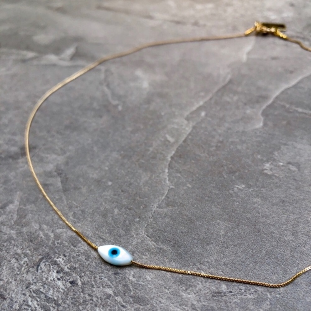 ❗️LAST❗️Dainty Evil Eye Necklace - Picture 3 of 8